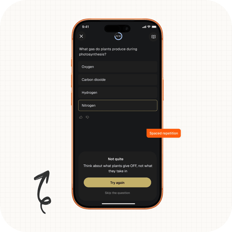 Review what you got wrong